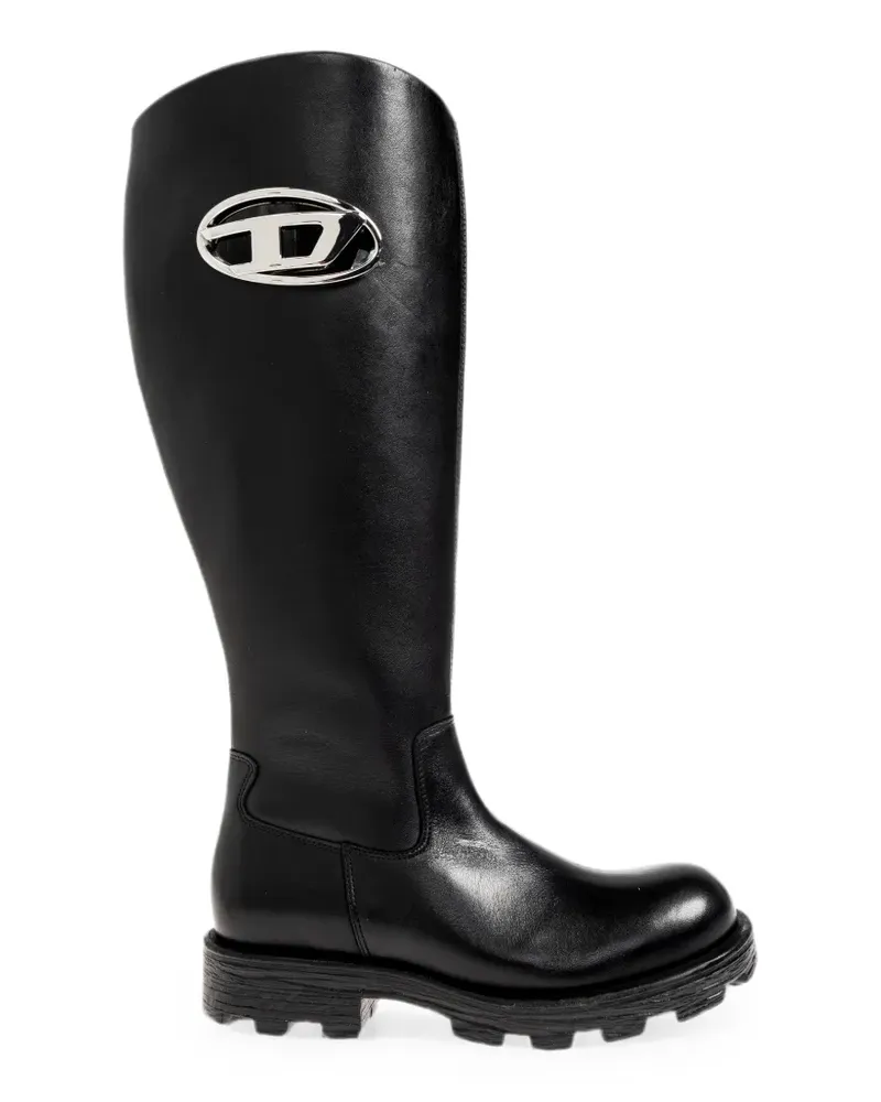 Diesel D-Hammer knee-high boots - Schwarz Schwarz