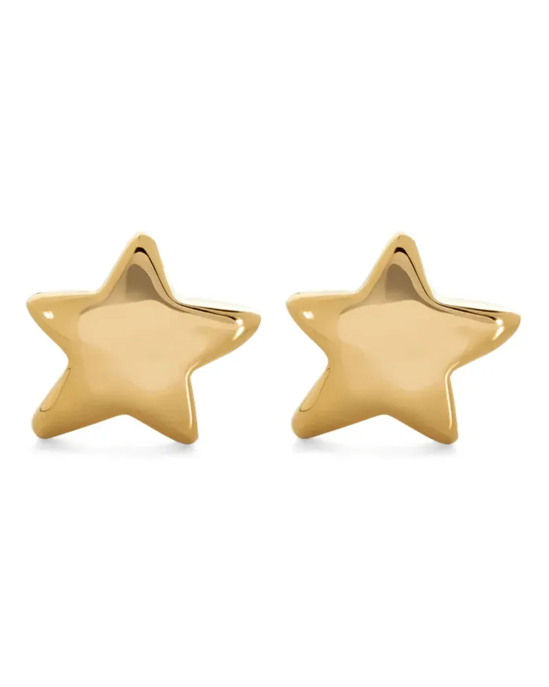 Monica Vinader Ohrstecker mit Sternform - Gold Gold