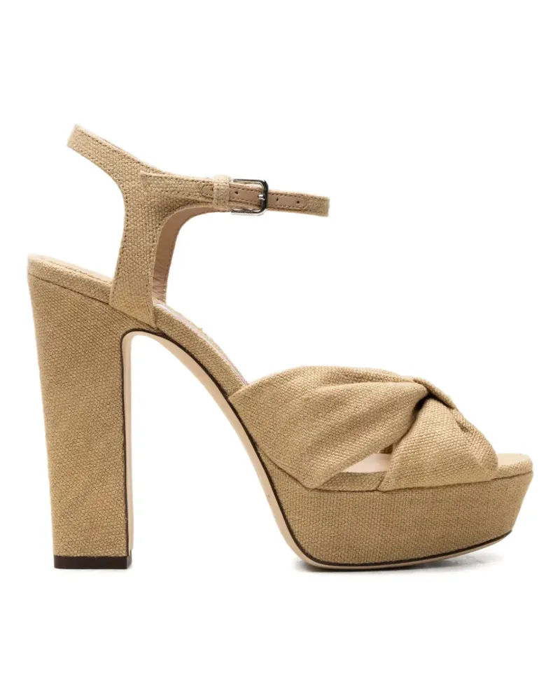 Jimmy Choo platform-heel sandals - Nude Nude