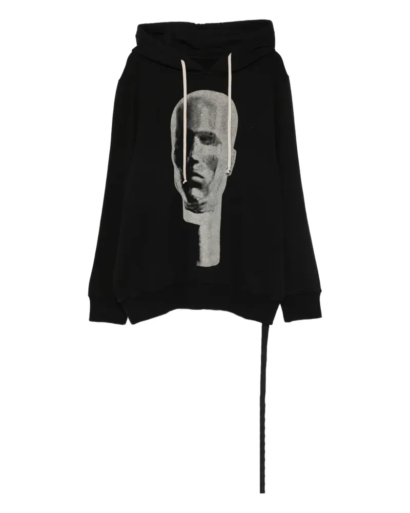 DRKSHDW by Rick Owens graphic-print hoodie - Schwarz Schwarz