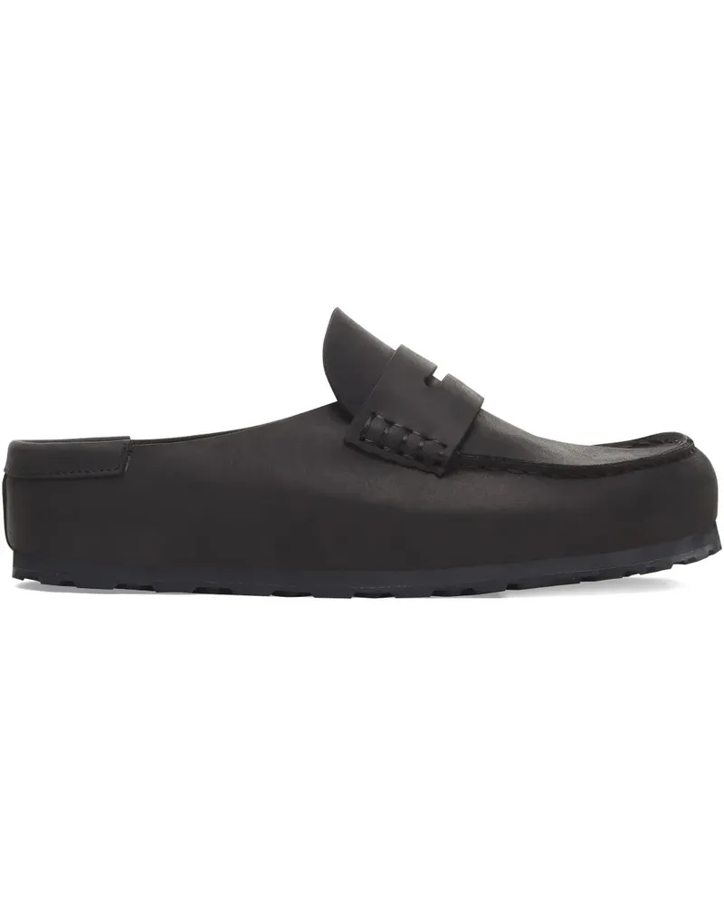 Birkenstock stitching sabot loafers - Schwarz Schwarz