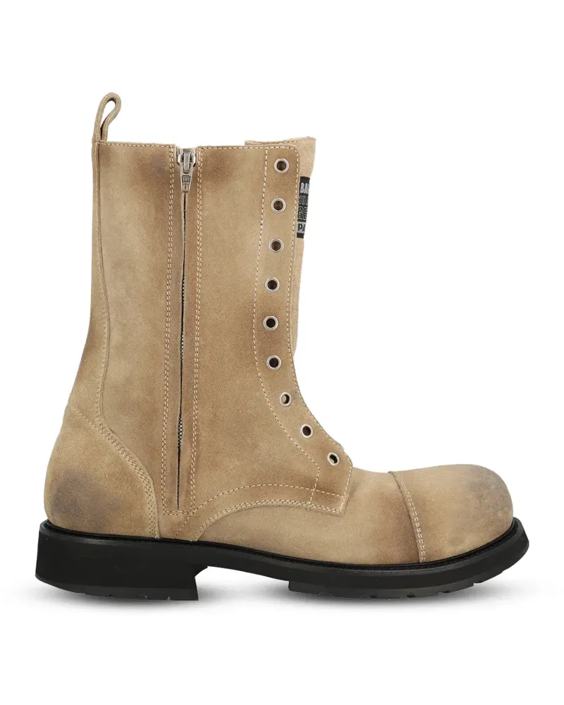 Balenciaga truck lace-up boots - Nude Nude