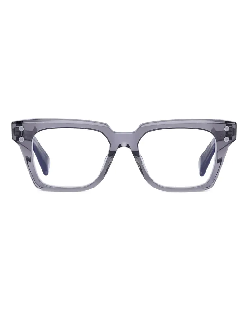 Balmain Brille mit eckigem Gestell - Grau Grau