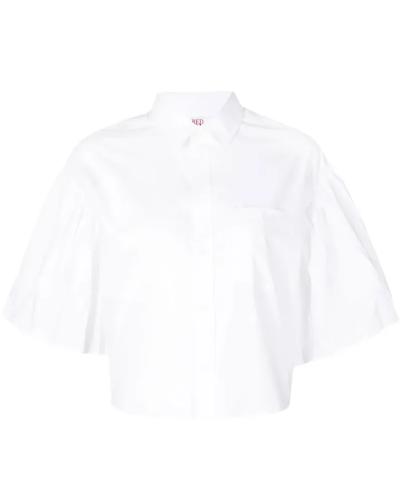 RED Valentino Hemd mit Faltenärmeln - Weiß Weiß