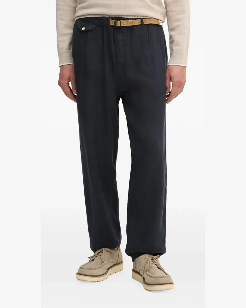 Aeronautica Militare Hose mit Logo-Stickerei - Blau Blau