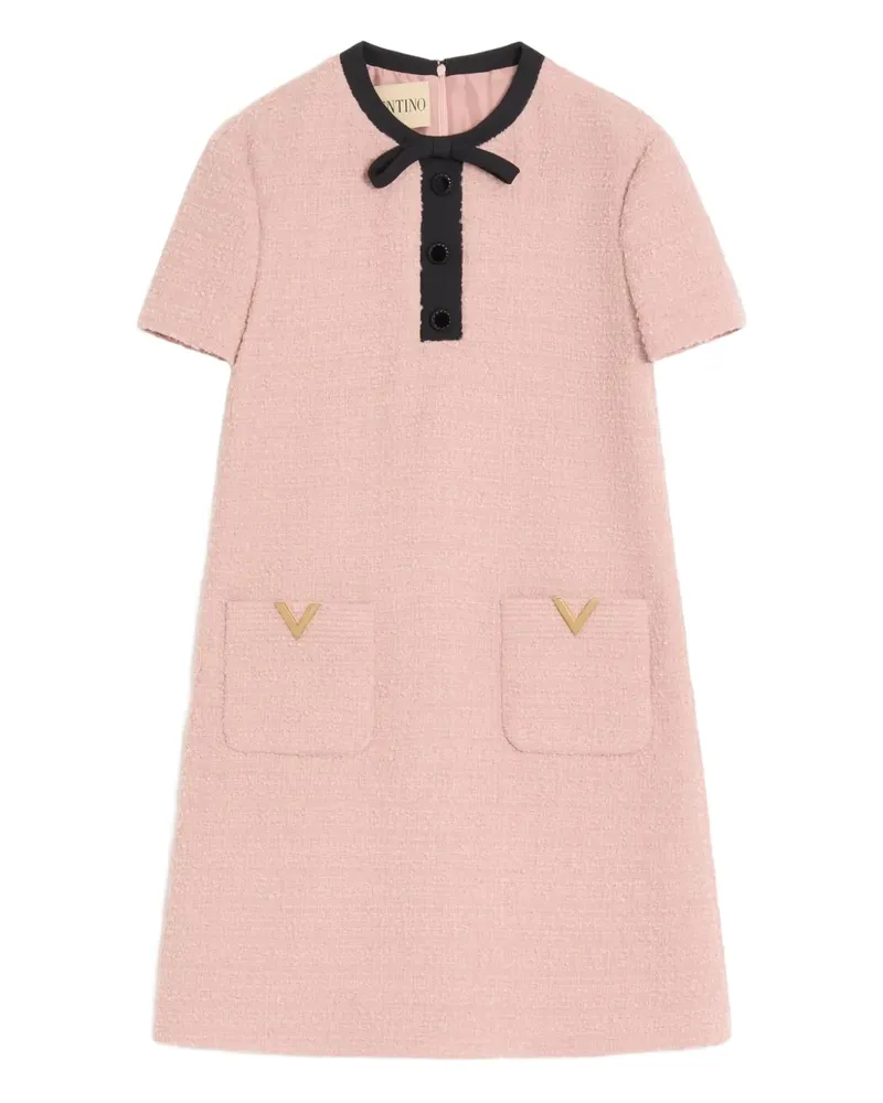Valentino Garavani Minikleid mit Schleife - Rosa Rosa