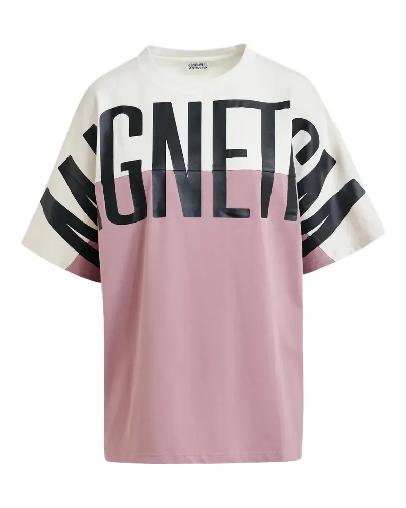 Essentiel Magnetism colourblock T-shirt - Rosa Rosa