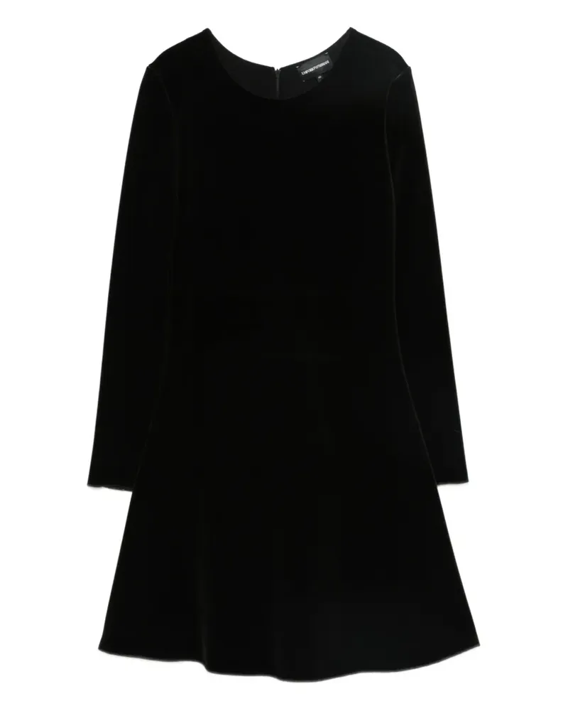 Emporio Armani Langärmeliges Kleid - Schwarz Schwarz