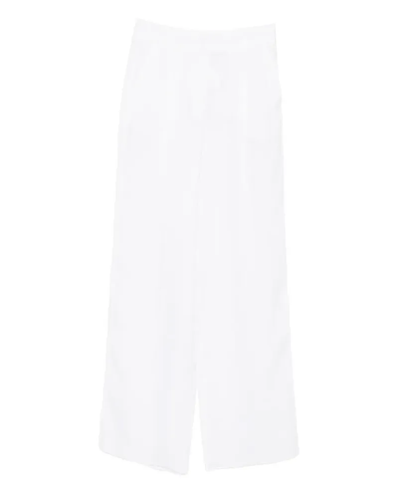 MARELLA Mlssolista linen wide-leg trousers - Weiß Weiß