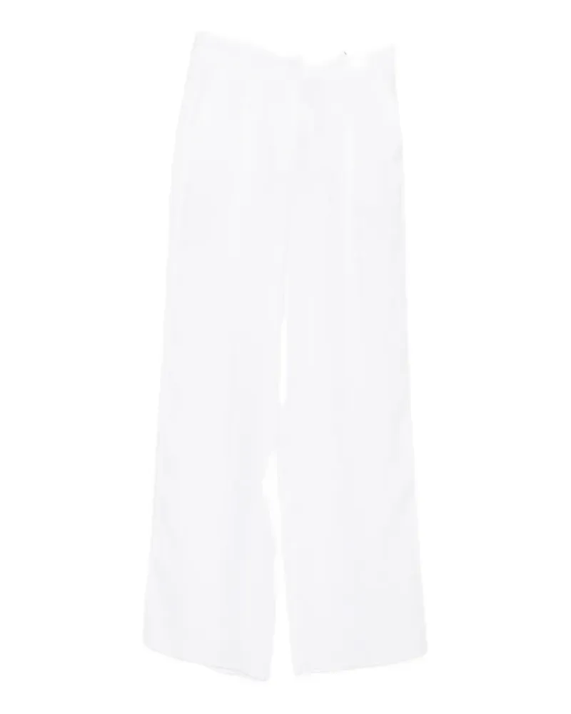 MARELLA Mlssolista linen wide-leg trousers - Weiß Weiß