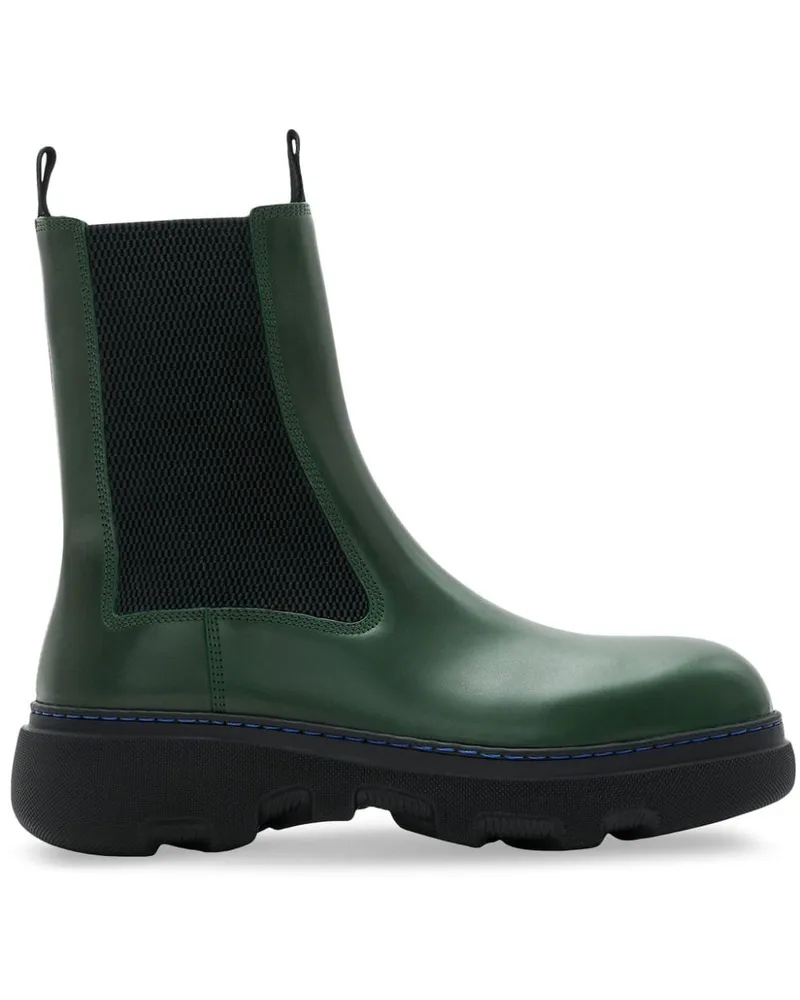 Burberry Stiefel mit runder Kappe Grün