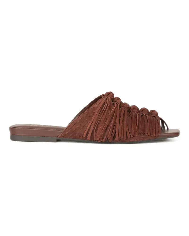 ash Brigitte Sandalen mit Fransen - Braun Braun