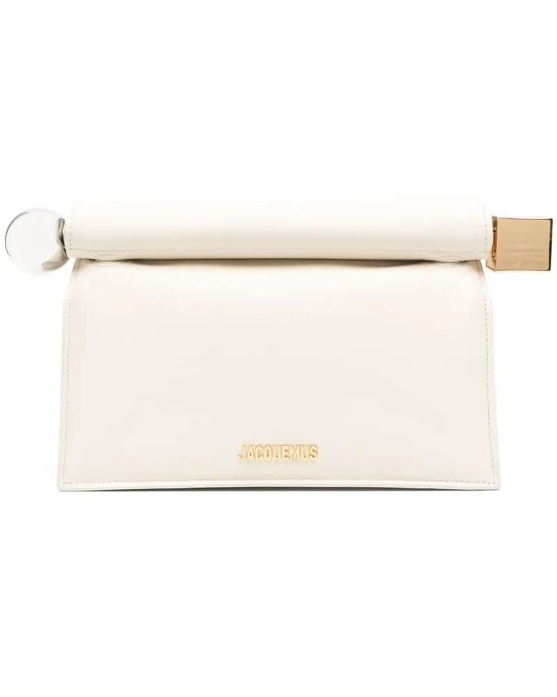 Jacquemus La Pochette Rond Carré Clutch - Nude Nude