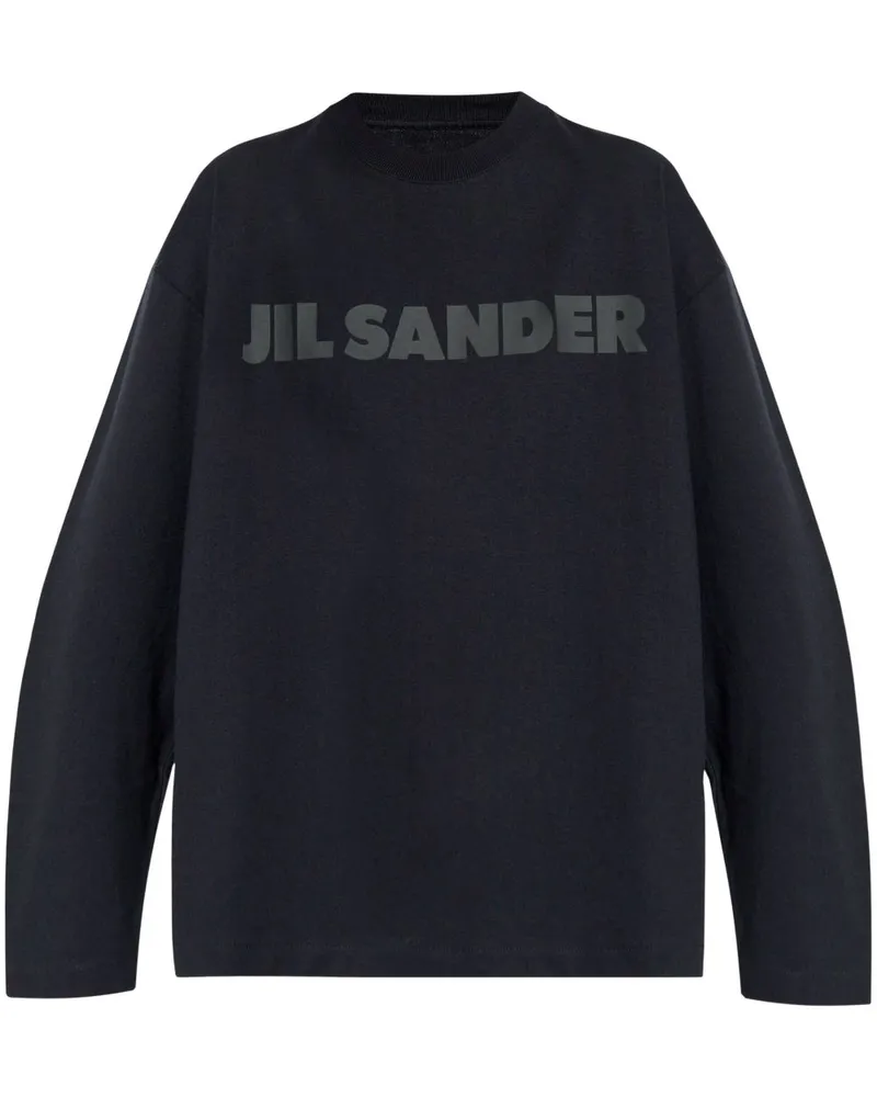 Jil Sander T-Shirt mit Logo - Schwarz Schwarz