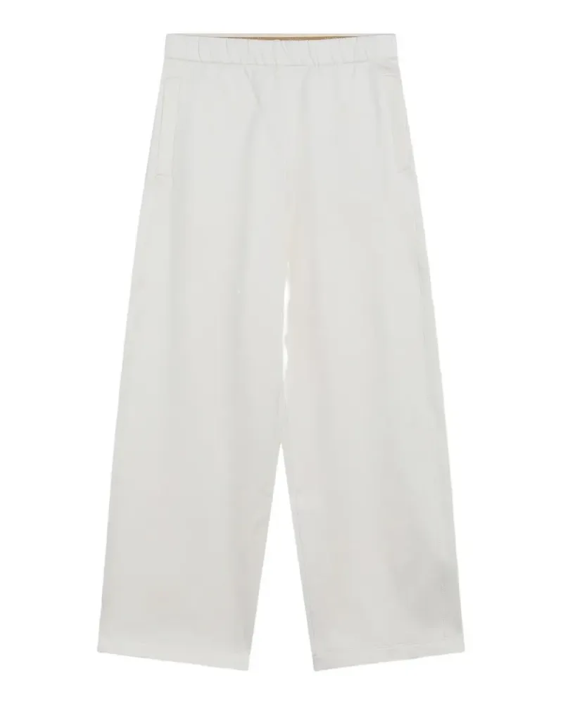 Max Mara elasticated-waistband track pants - Weiß Weiß