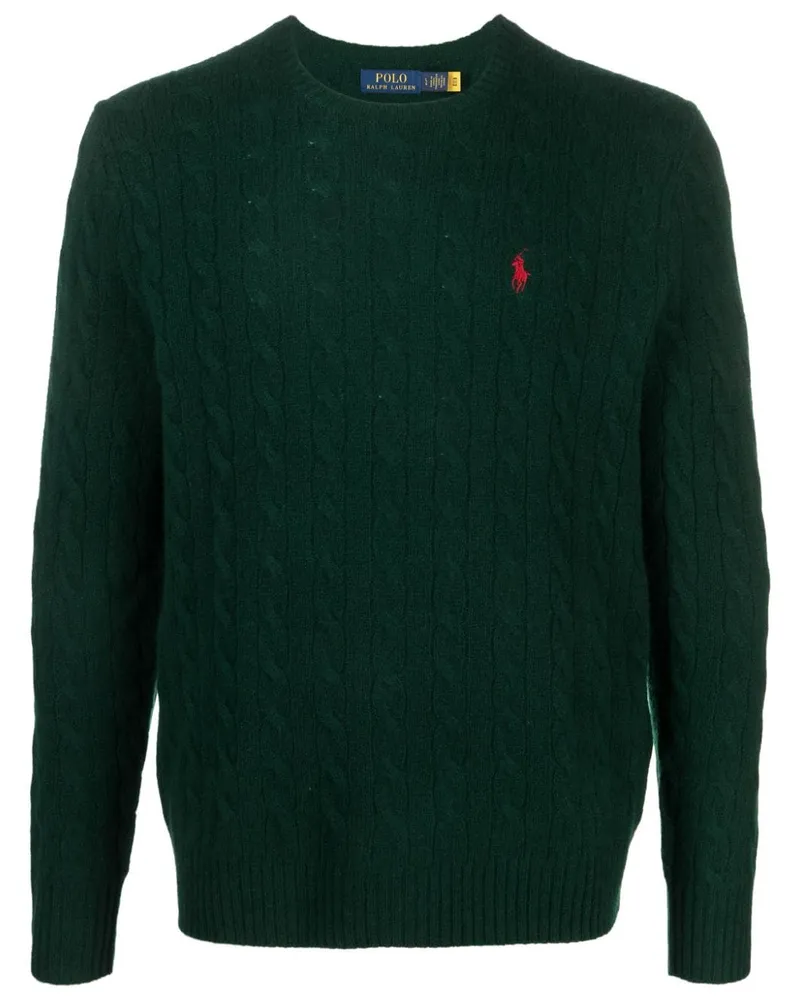 Ralph Lauren Pullover mit Zopfmuster - Grün Grün