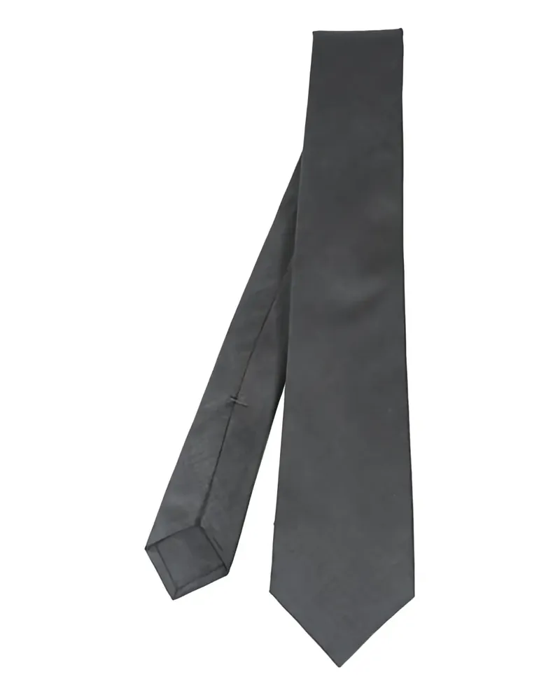 Kiton wool tie - Grau Grau