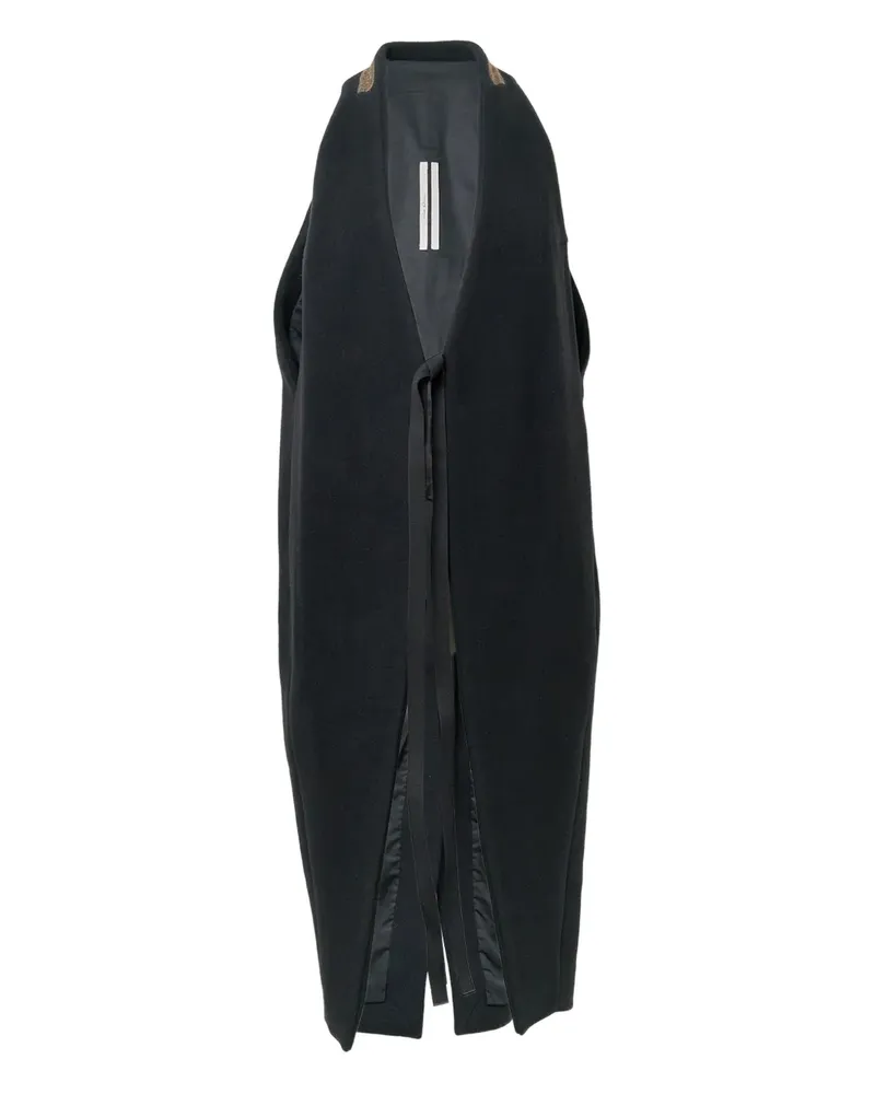 Rick Owens sleeveless coat - Schwarz Schwarz