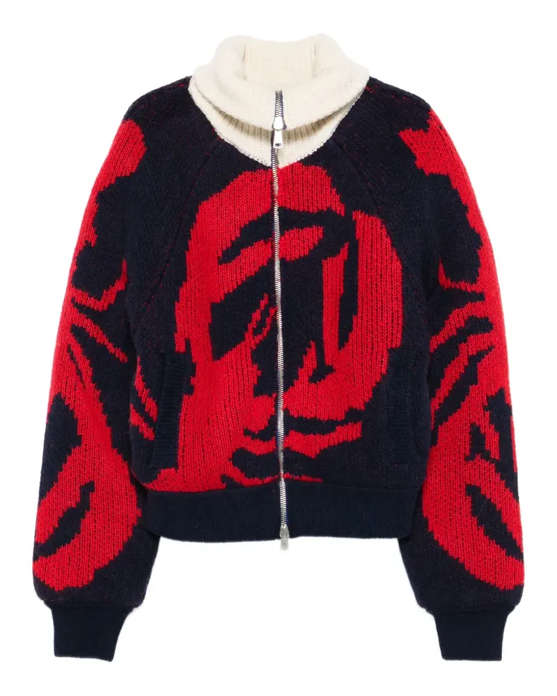 Charles Jeffrey Loverboy Strickjacke mit Reißverschluss - Blau Blau