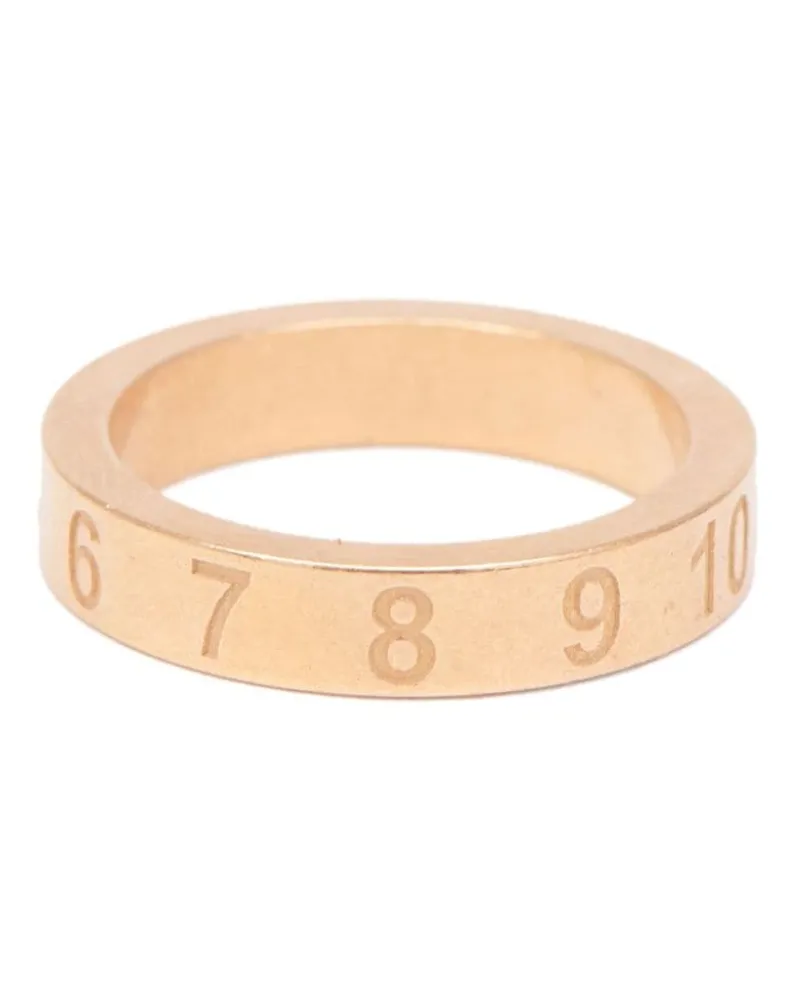 Maison Margiela Numerical Ring mit Gravur Gold