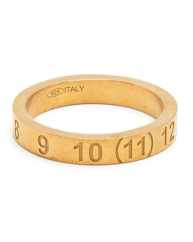 Maison Margiela Numerical Ring mit Gravur - Gold Gold