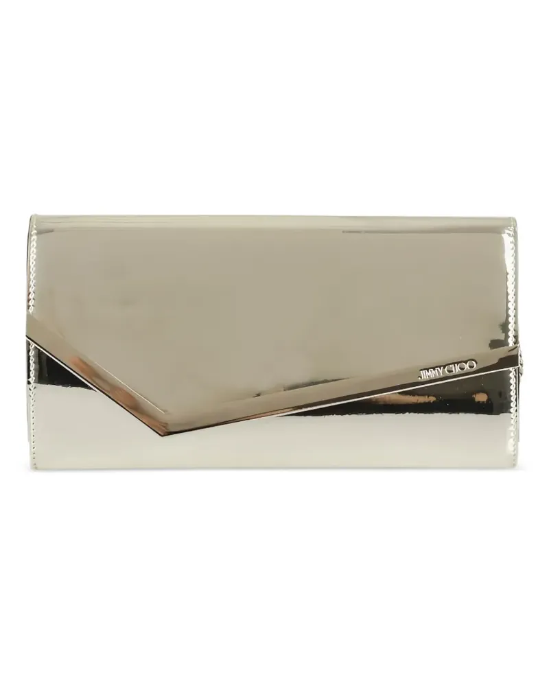 Jimmy Choo Emmie Clutch im Metallic-Look - Gold Gold