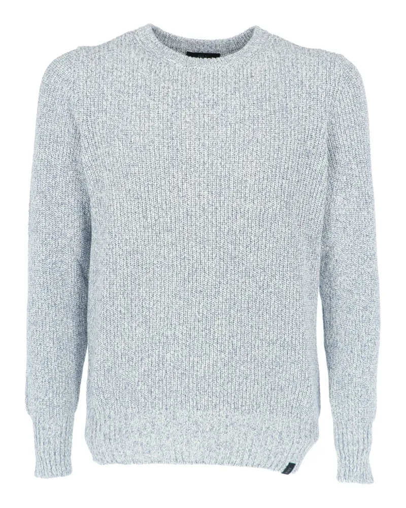 Fay Pullover mit Rundhalsausschnitt - Blau Blau