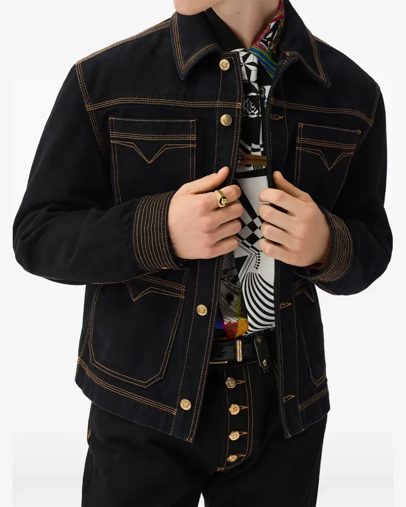 Versace Jeans-Blouson - Schwarz Schwarz