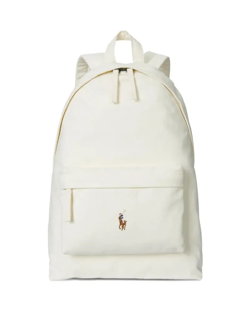 Ralph Lauren Rucksack mit Polo Pony-Stickerei - Weiß Weiß