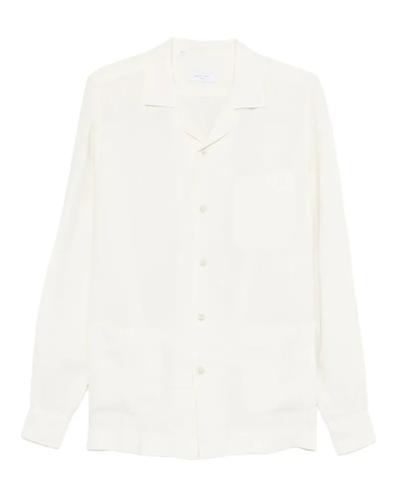 Boglioli Hemdjacke mit Brusttaschen - Nude Nude
