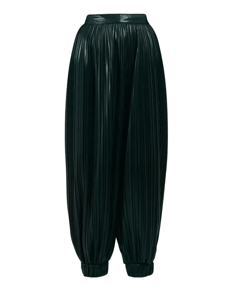 Rowen Rose pleated balloon trousers - Grün Grün
