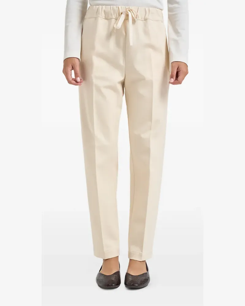 Semicouture Tapered-Hose mit Kordelzug - Nude Nude