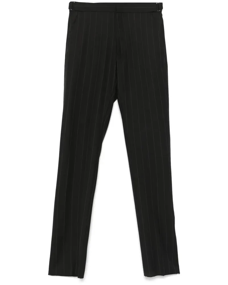 Tom Ford Gestreifte Hose - Schwarz Schwarz