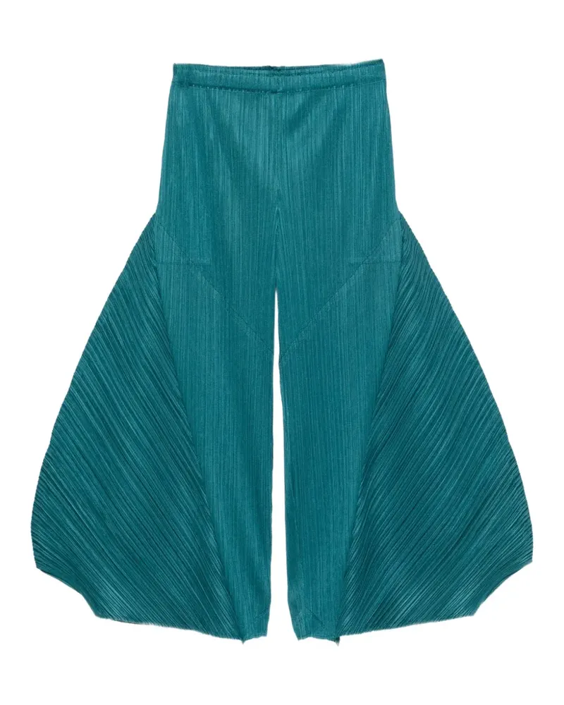 Issey Miyake pleated trousers - Blau Blau