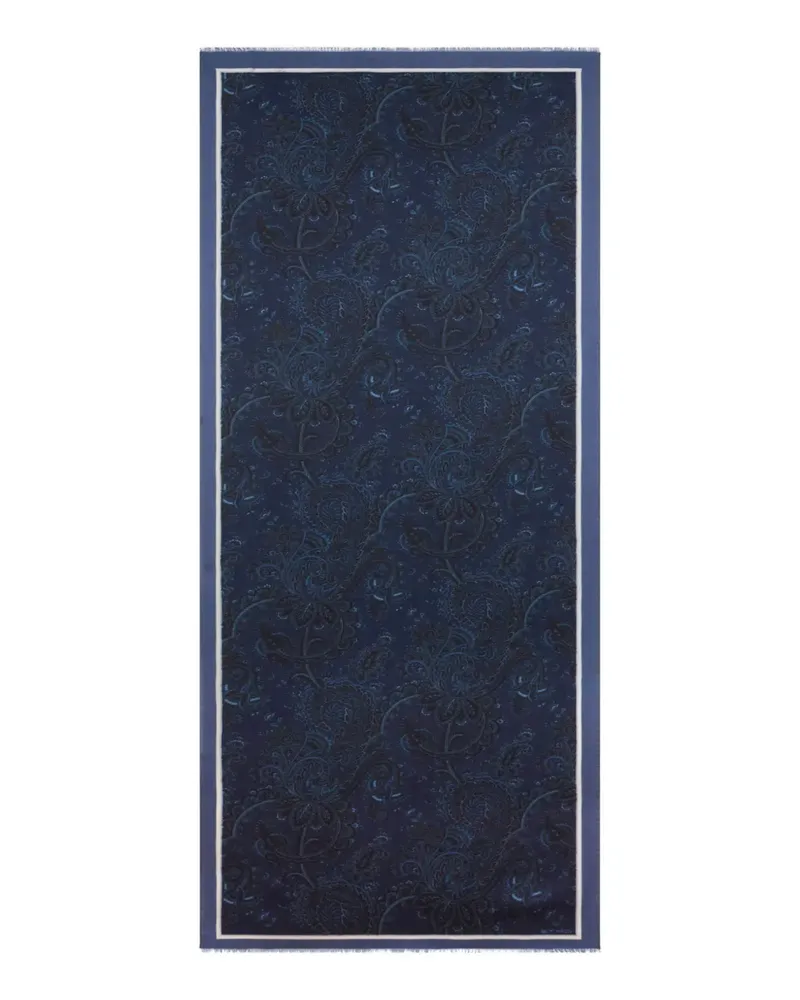 Etro paisley-pattern scarf - Blau Blau
