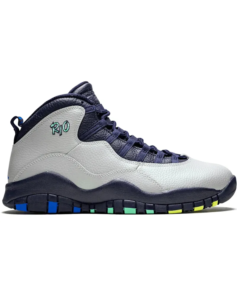 Jordan Air  Retro 10' Sneakers - Grau Grau