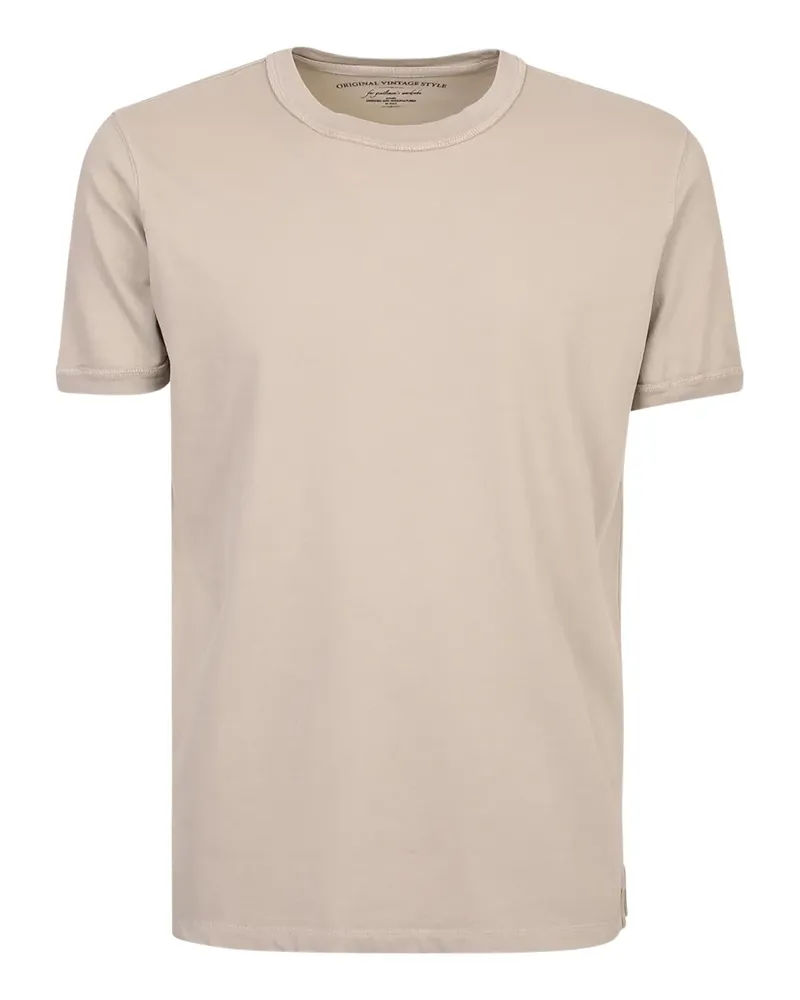 Original Vintage Style T-Shirt mit rundem Ausschnitt - Nude Nude