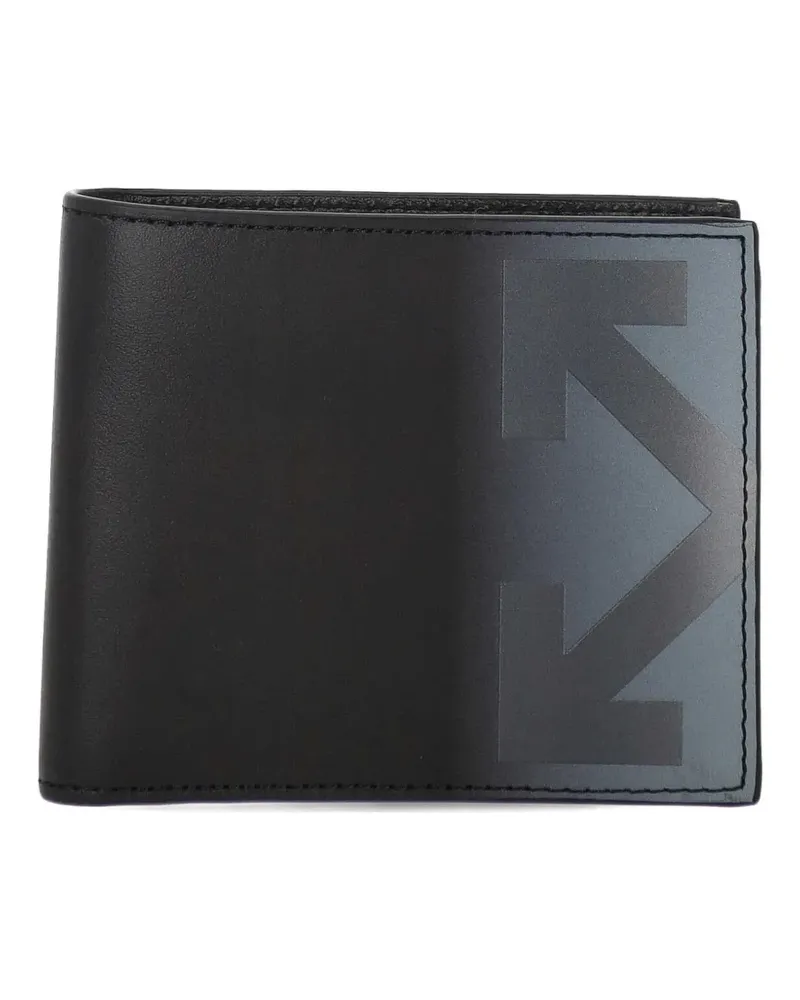OFF-WHITE Arrows-motif leather wallet - Schwarz Schwarz