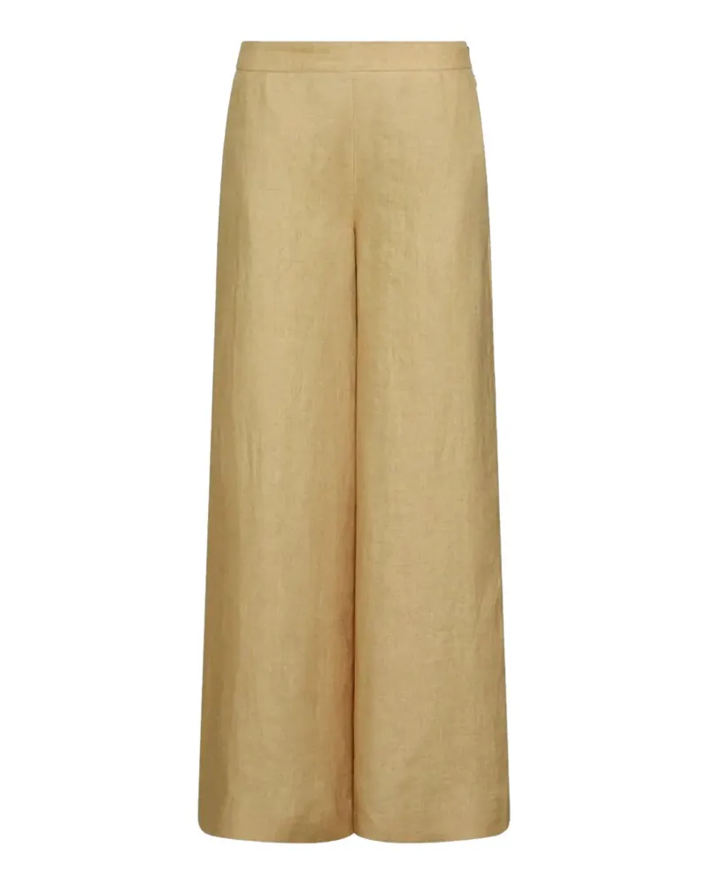 MARELLA linen trousers - Nude Nude