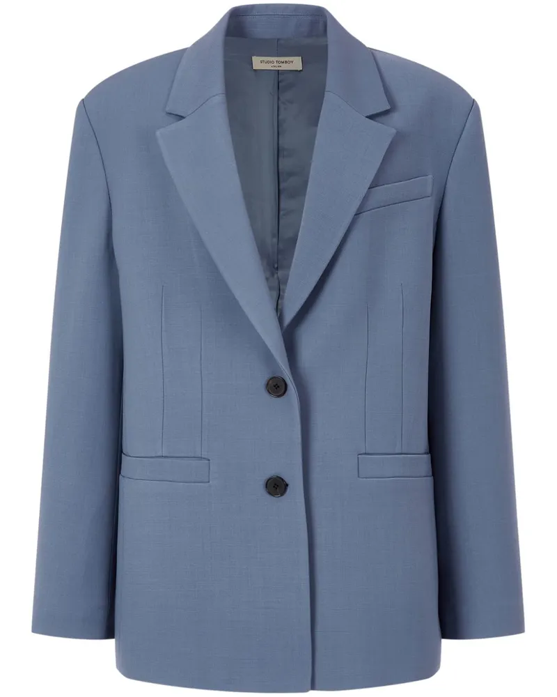 STUDIO TOMBOY Einreihiger Blazer Blau