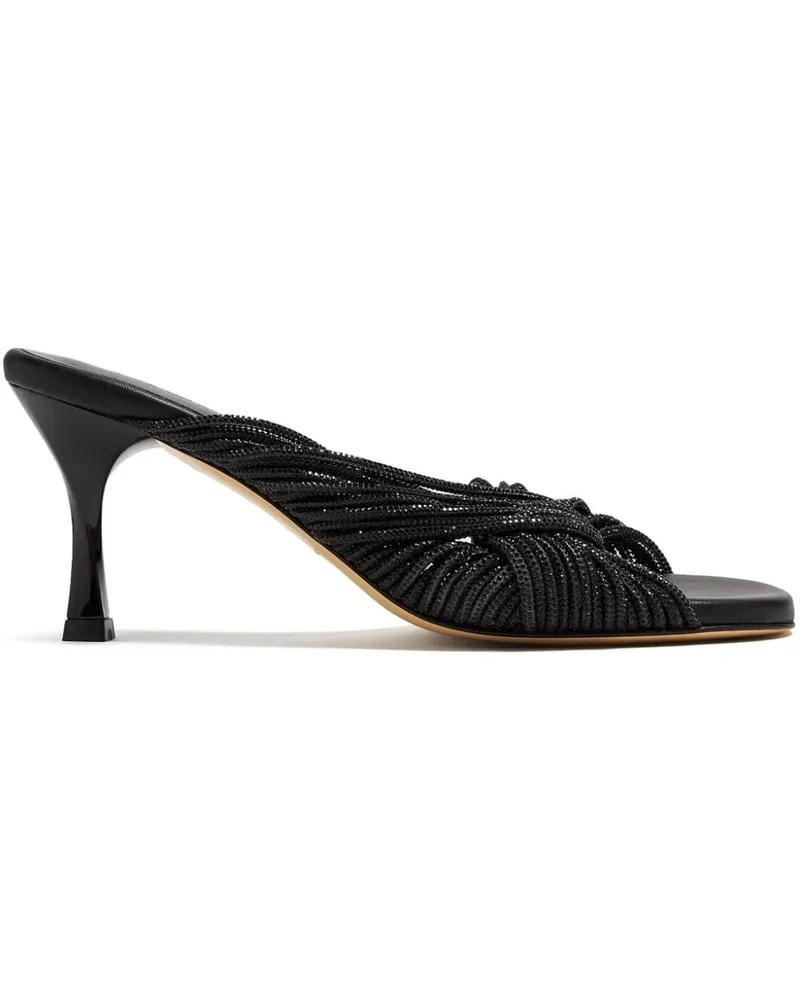 Christopher Esber Fender Sandalen mit Kristallen 80mm - Schwarz Schwarz