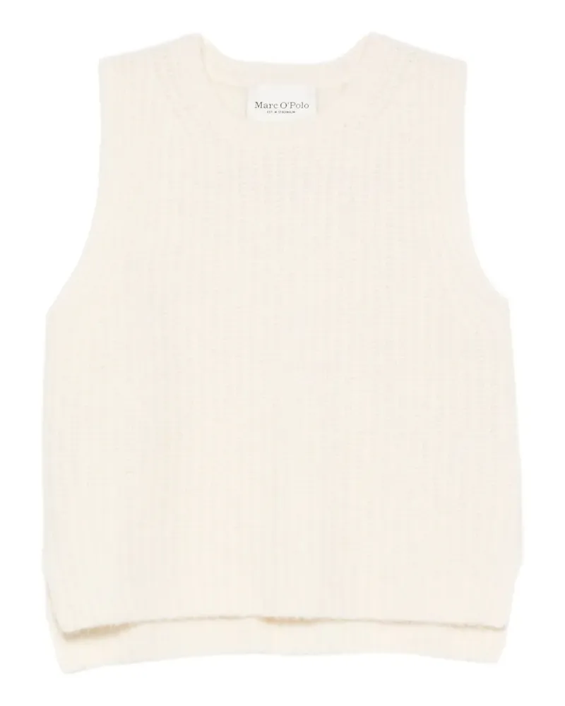 Marc O'Polo Geripptes Stricktop - Nude Nude