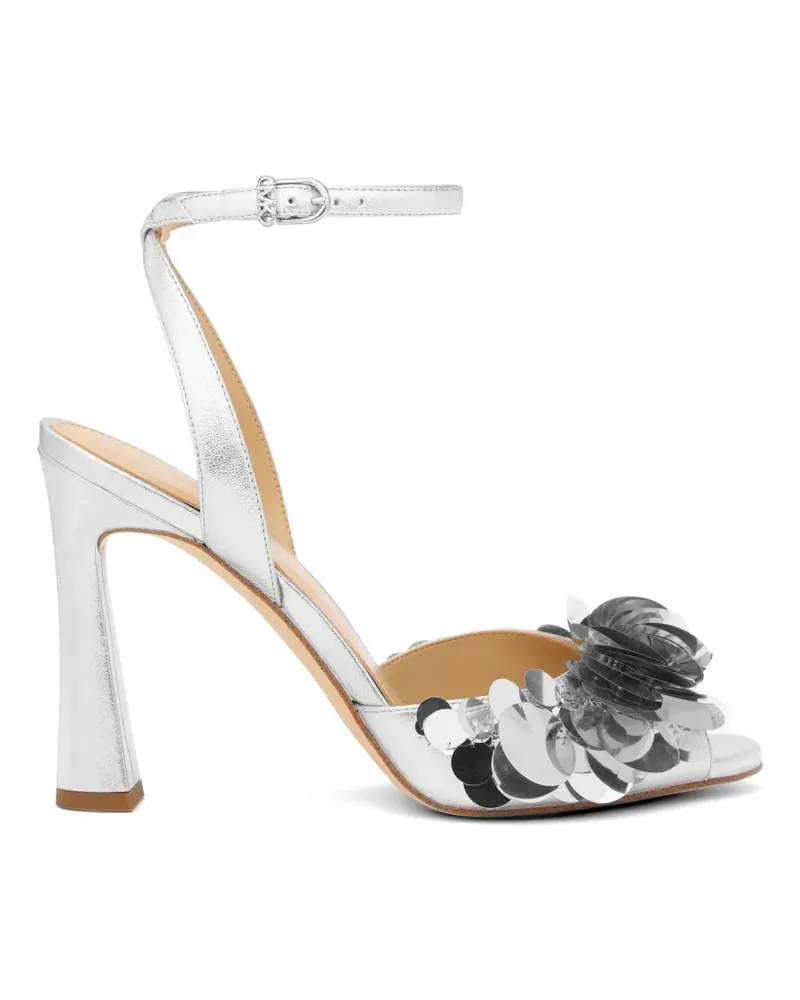 Michael Kors Loretta sequin-embellished sandals - Silber Silber