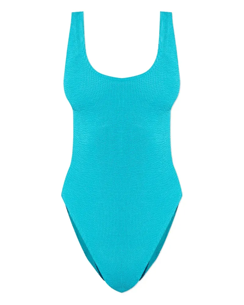 bond-eye Mara textured swimsuit - Blau Blau