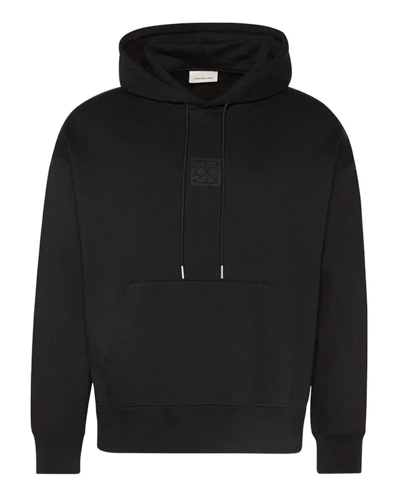 Calvin Klein Hoodie mit Kordelzug - Schwarz Schwarz
