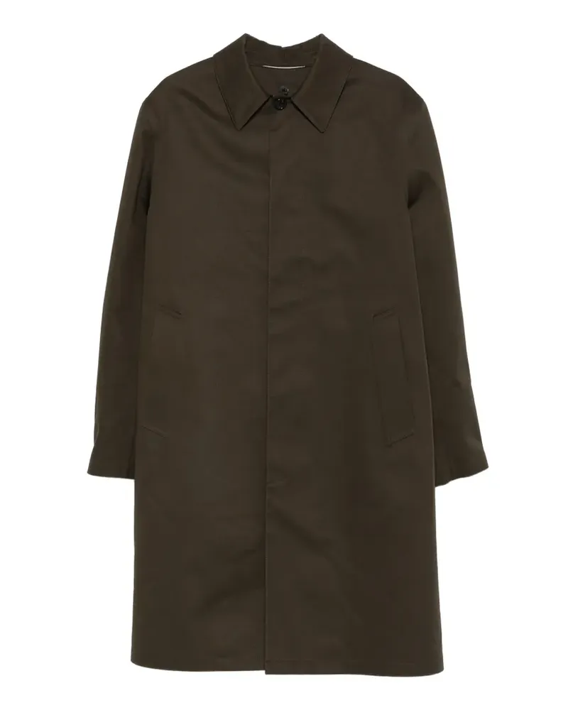 Saint Laurent side-pocket coat - Grün Grün