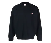 Fleece-Sweatshirt mit Logo-Patch