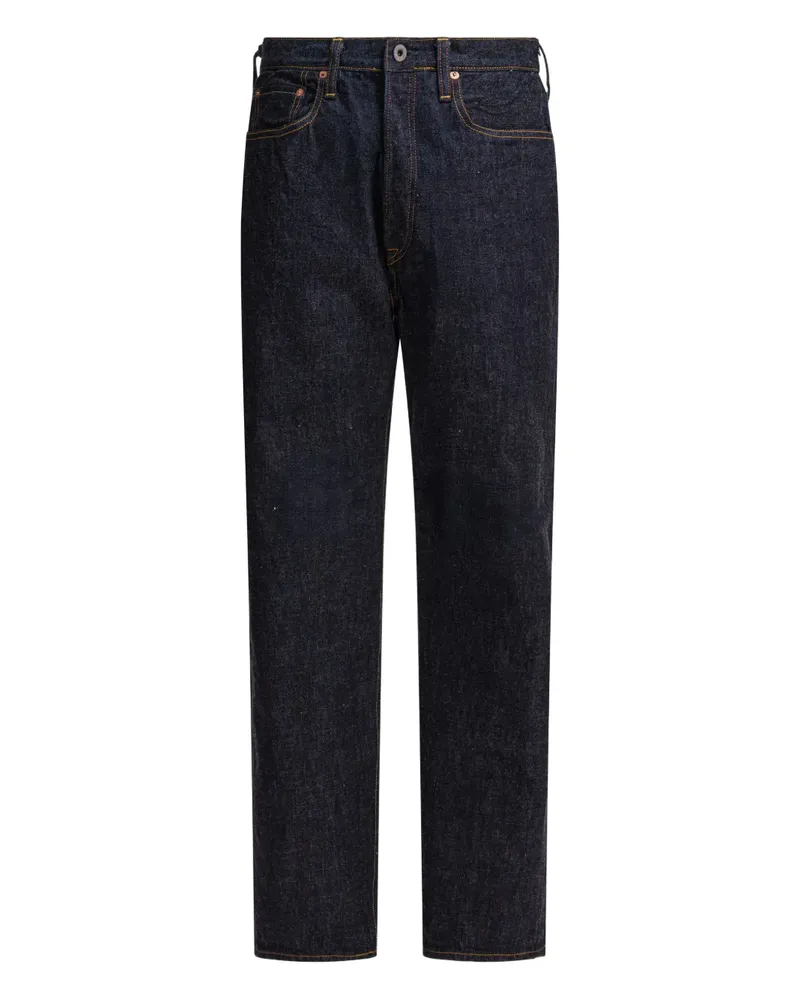 KAPITAL Jeans mit Kontrastnaht - Blau Blau