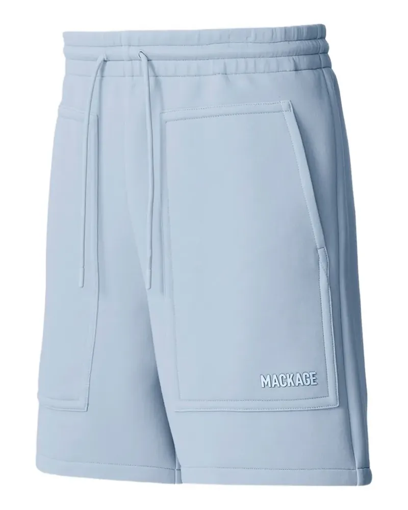 Mackage Elwood-R patch-pocket track shorts - Blau Blau