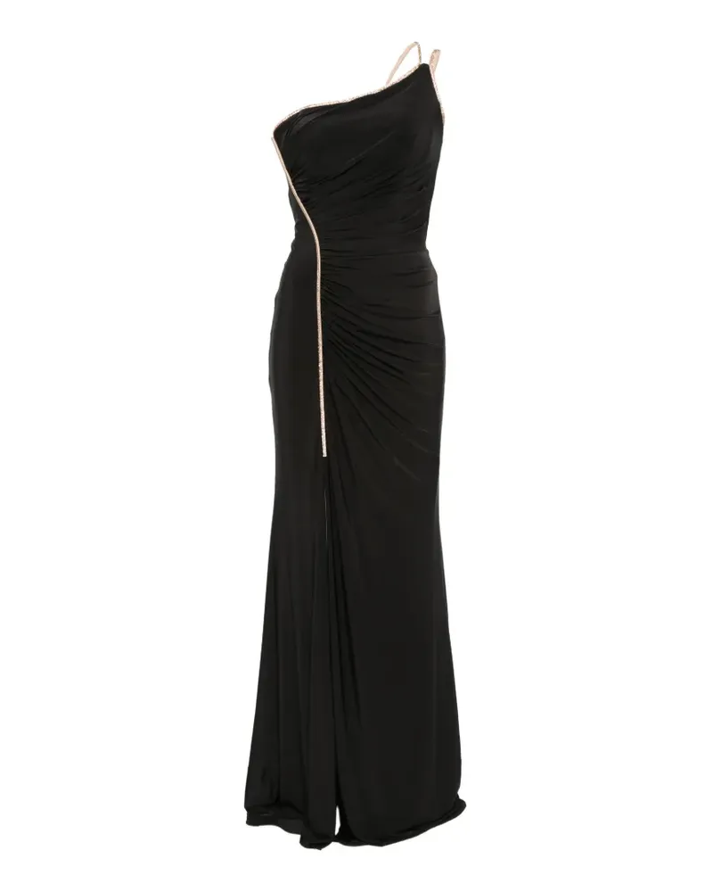 Forever Unique Isla Maxikleid mit Kristallverzierung - Schwarz Schwarz